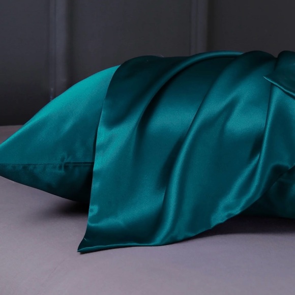 Lilysilk Envelope Teal Silk Pillowcase - Picture 6 of 6